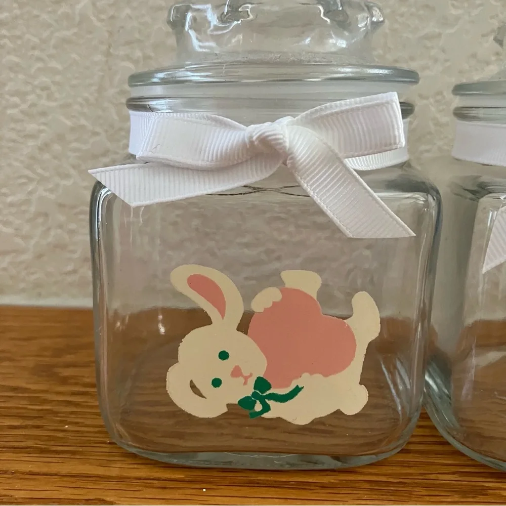 Glass Nursery Jars (Set of 3)